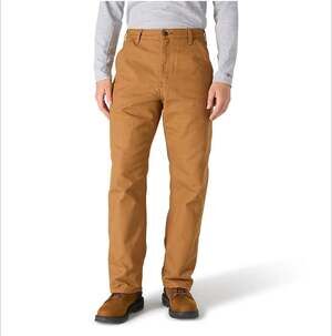 Carhartt Loose Fit Washed Duck Flannel-Lined Dungaree Pants